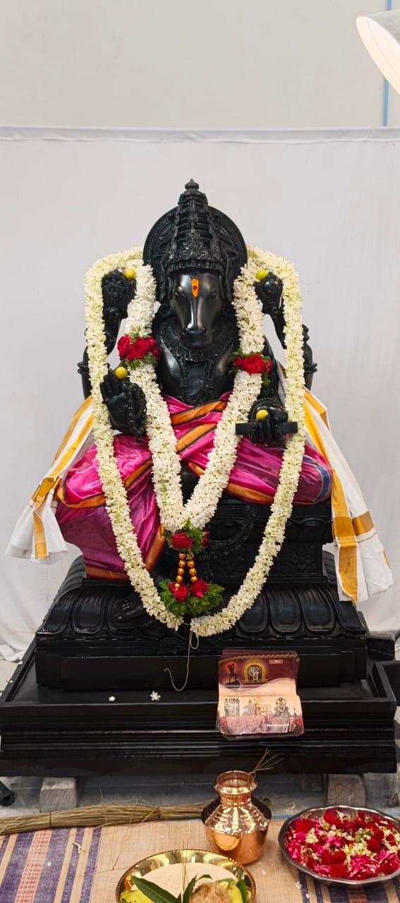 Sri Vidya Hayagreeva, adorned